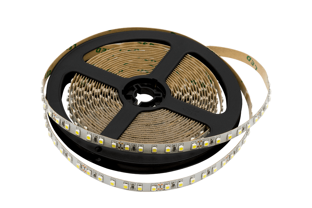 Лента светодиодная стандарт SMD3528 120LED/м 9,6Вт/м 24В IP20 Цвет:Холодный белый (1м) SWG